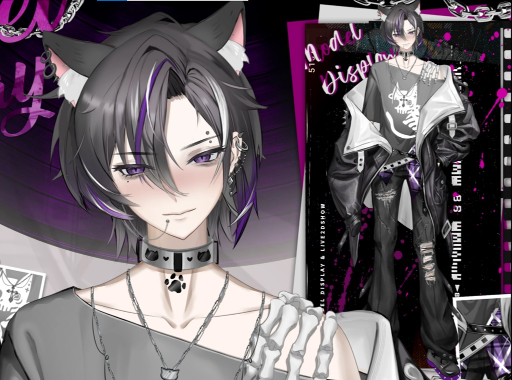 「live2dモデル」Elle