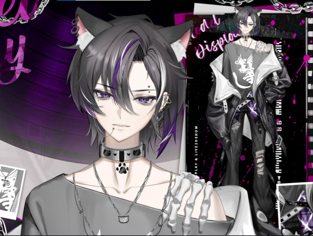 「live2dモデル」Elle