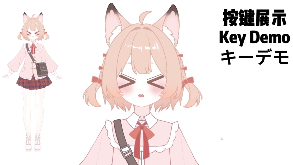 【限定1点】023 Girl – 独占VTuberモデル|フルボディLive2D|8ホットキー|PSD File File