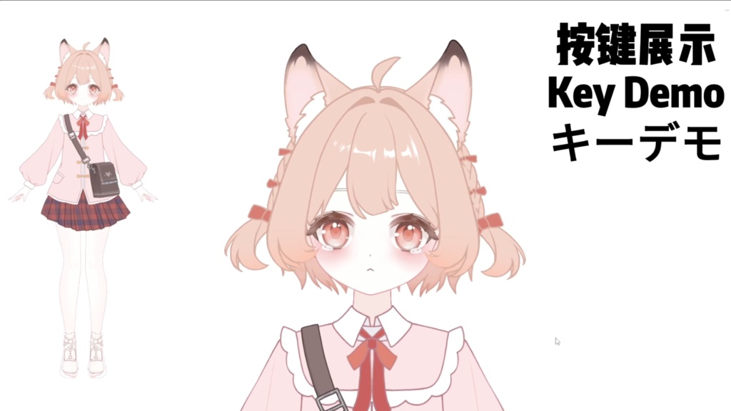 【限定1点】023 Girl – 独占VTuberモデル|フルボディLive2D|8ホットキー|PSD File File