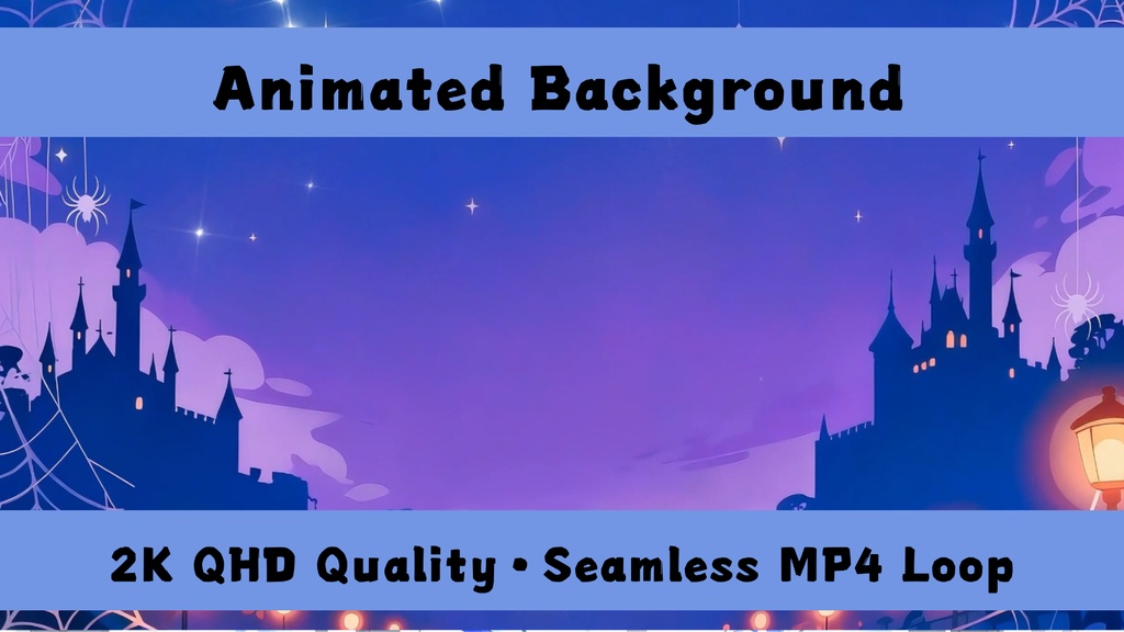 「Live2D動く背景」ハロウィンの幻想夜(げんそうや)