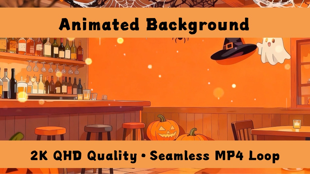 「Live2D動く背景」ストレンジパンプキン 🎃