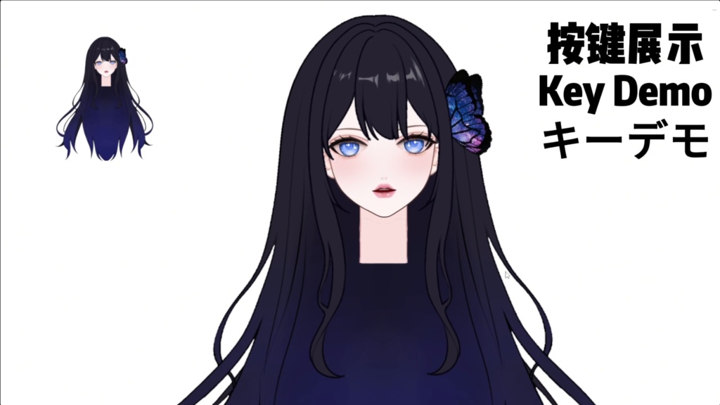 【限定1点】 Big sister type 001– 独占VTuberモデル|フルボディLive2D|10ホットキー|PSD File