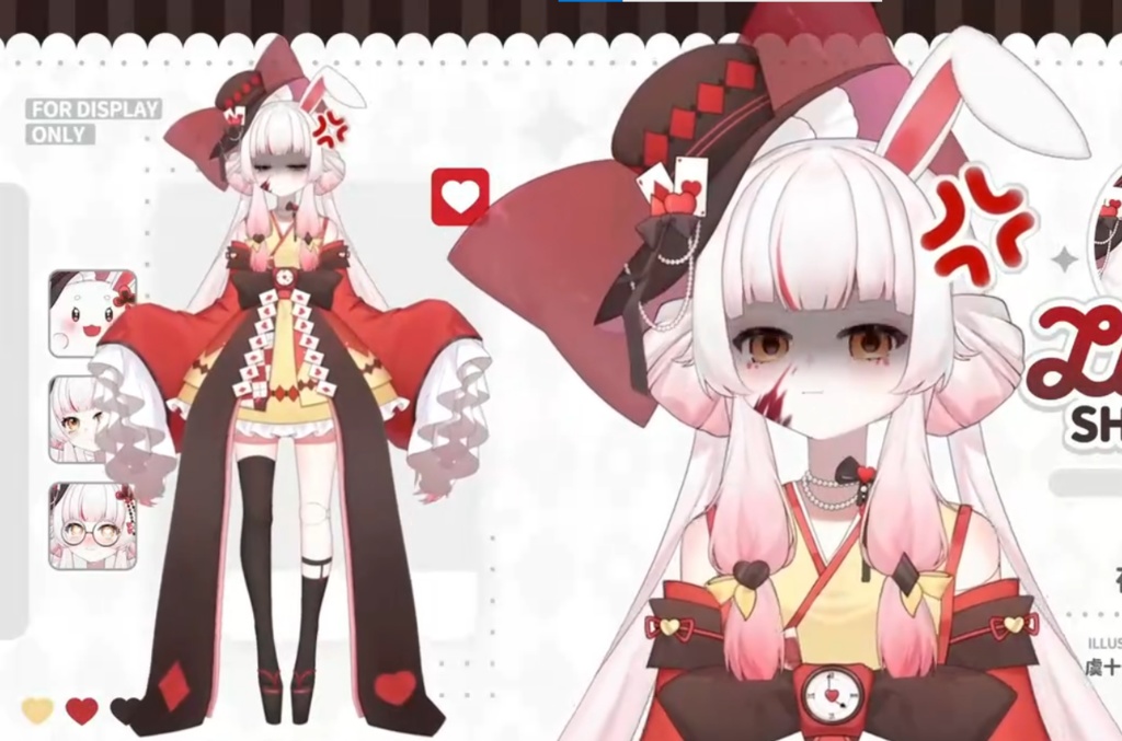 「live2dモデル」魔法うさぎ