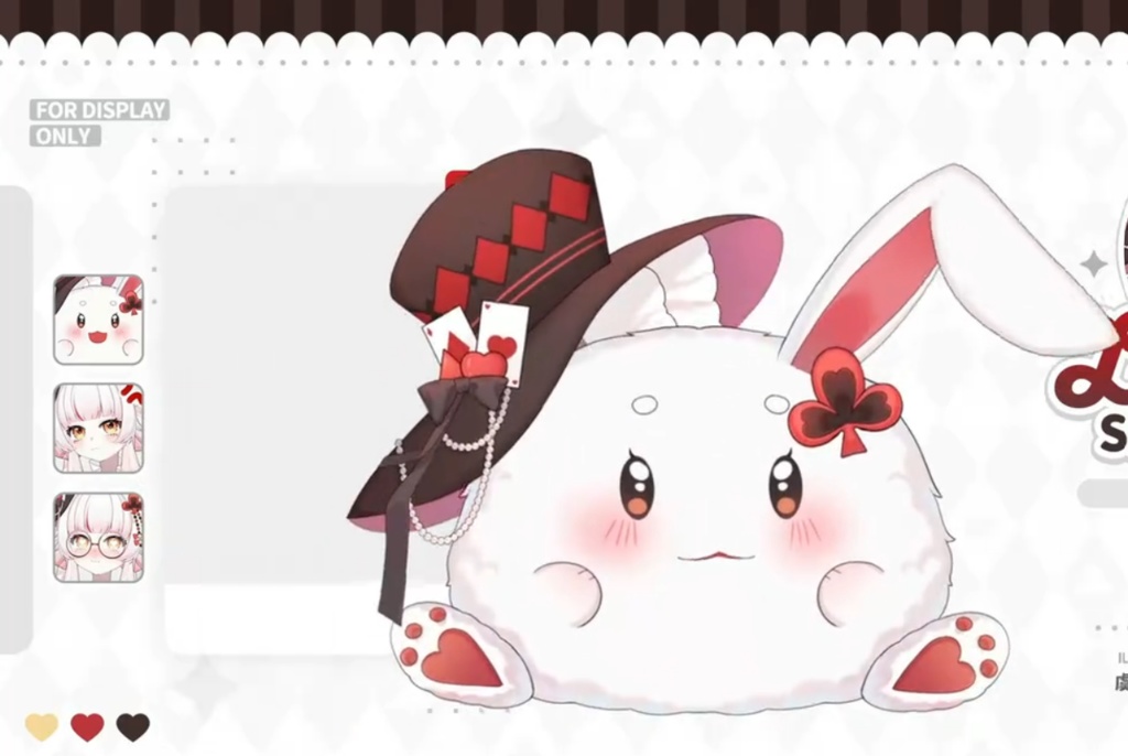 「live2dモデル」魔法うさぎ