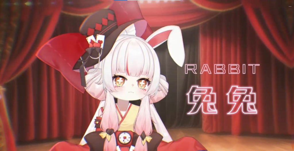 「live2dモデル」魔法うさぎ