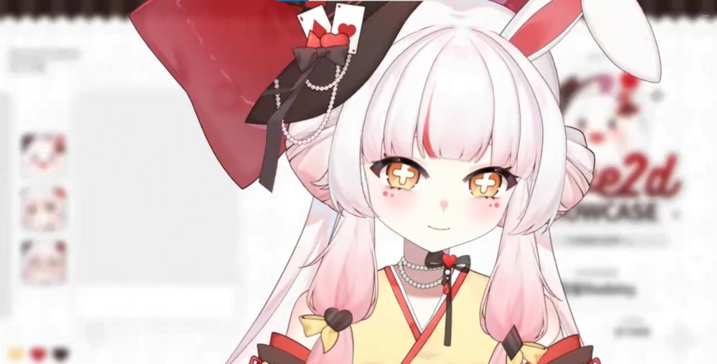 「live2dモデル」魔法うさぎ