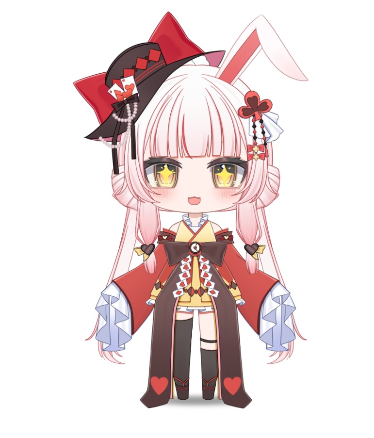 「live2dモデル」ちび魔法うさぎ