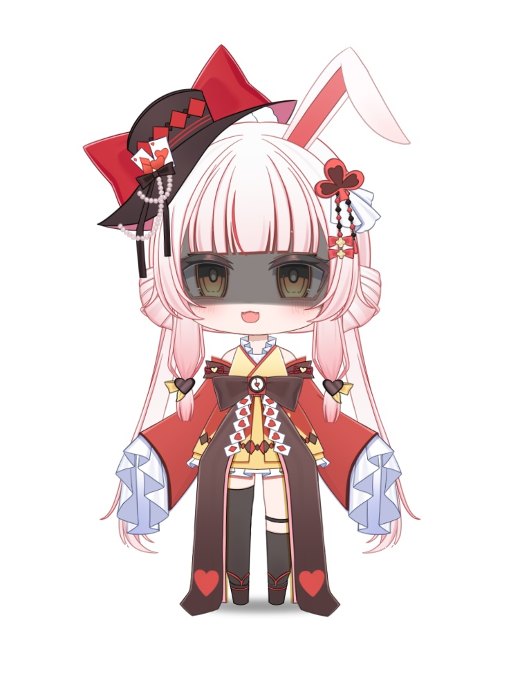 「live2dモデル」ちび魔法うさぎ