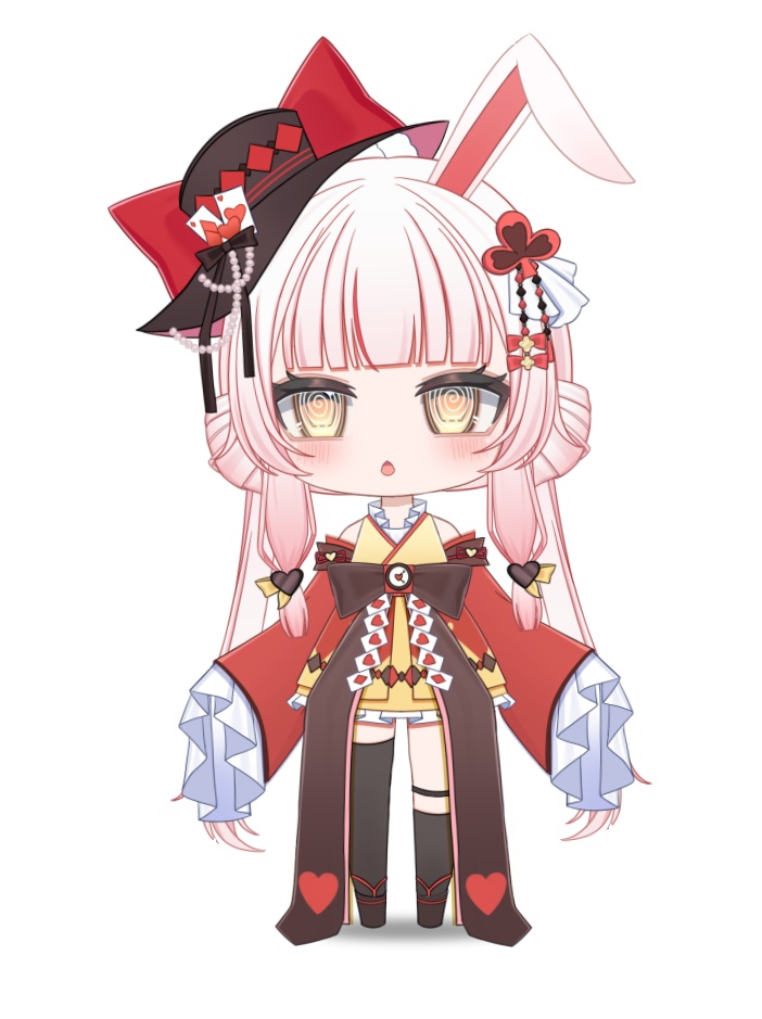 「live2dモデル」ちび魔法うさぎ