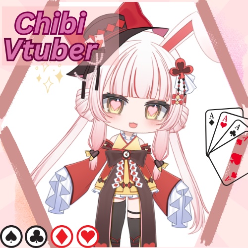 「live2dモデル」ちび魔法うさぎ