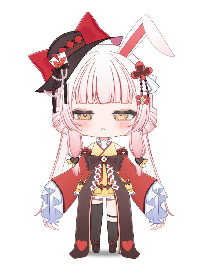 「live2dモデル」ちび魔法うさぎ