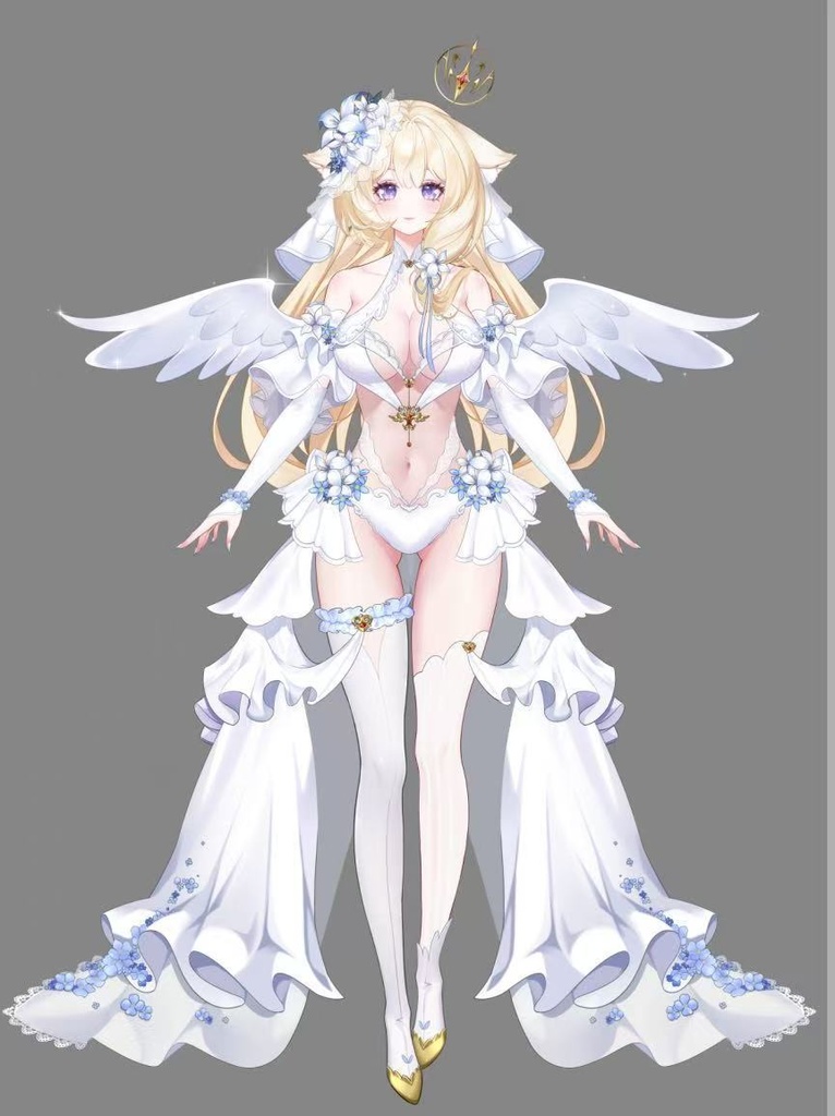 「live2dモデル」天使の花嫁