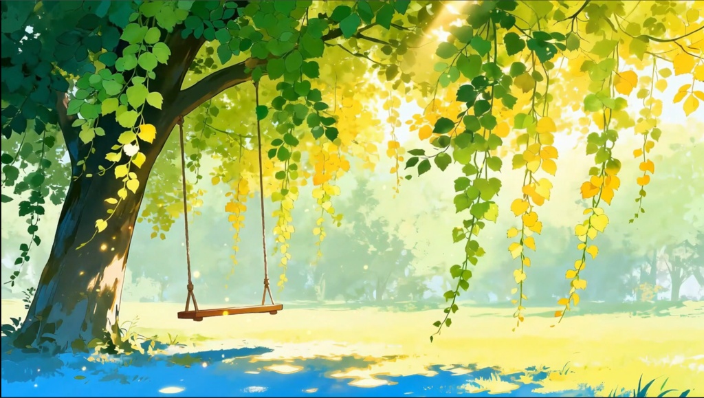 「Live2D動く背景」澄空に舞う風