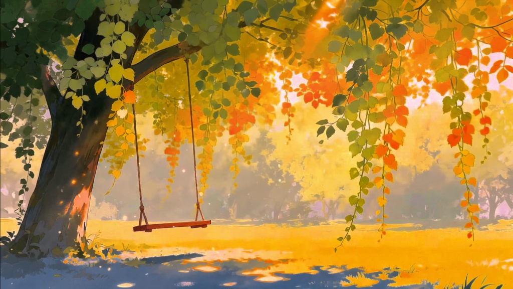 「Live2D動く背景」澄空に舞う風