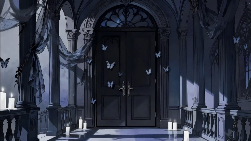 「Live2D動く背景」蝶の口づけの歌