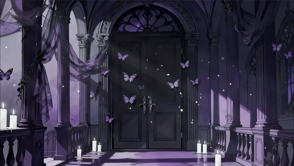 「Live2D動く背景」蝶の口づけの歌