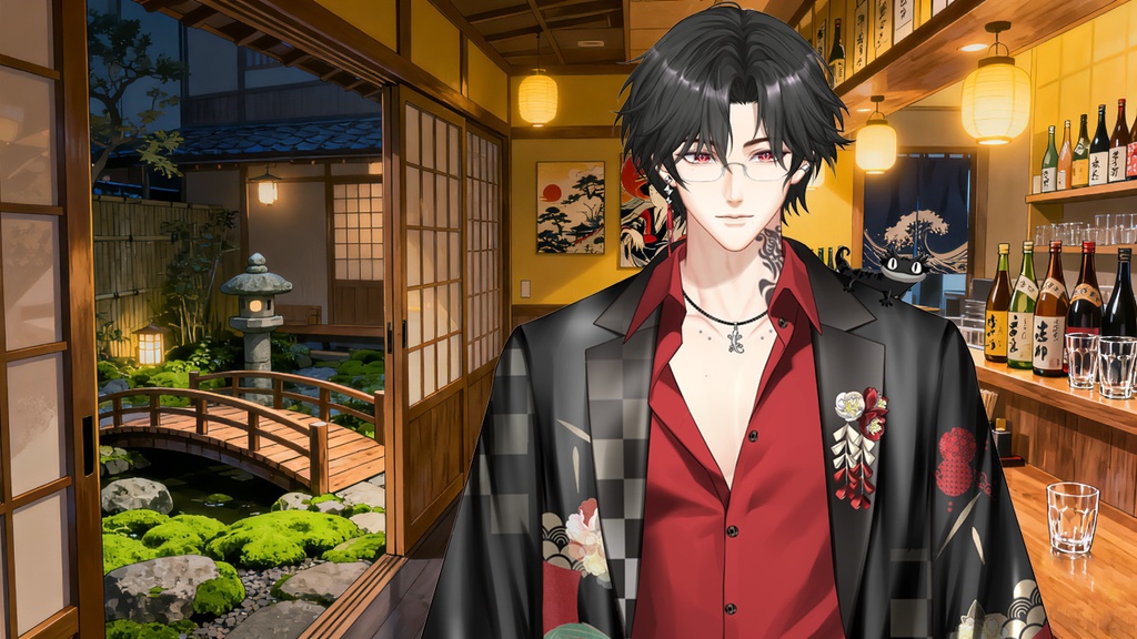 「live2dモデル」マフィアのボス