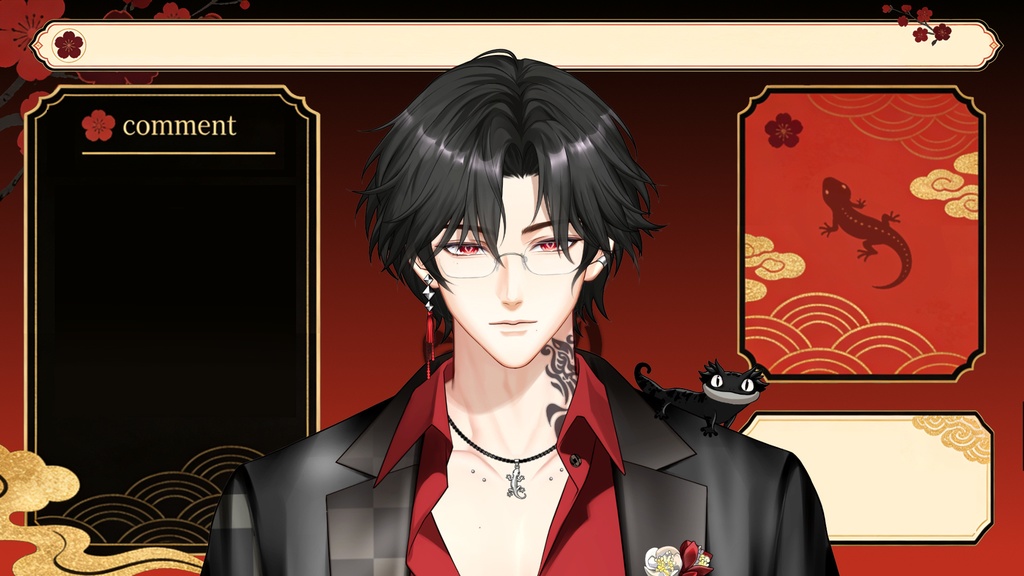 「live2dモデル」マフィアのボス