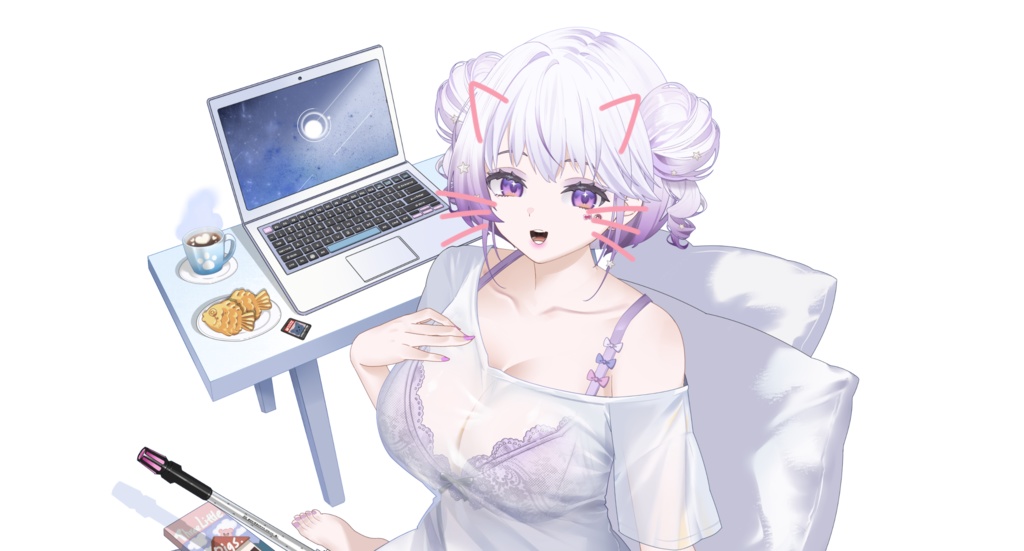 「live2dモデル」MUMU