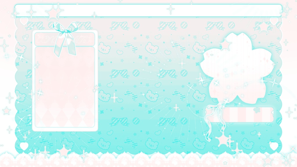 「live2dモデル」Pink Pink & Blue Blue