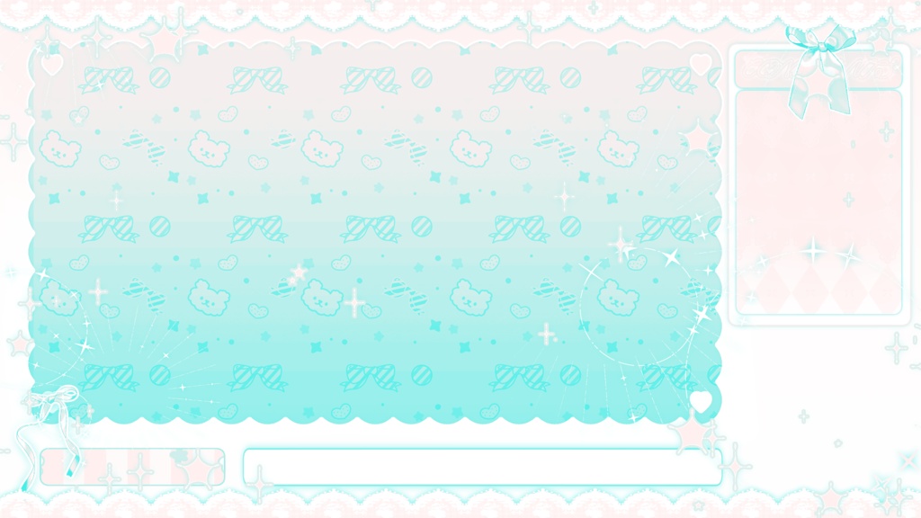 「live2dモデル」Pink Pink & Blue Blue