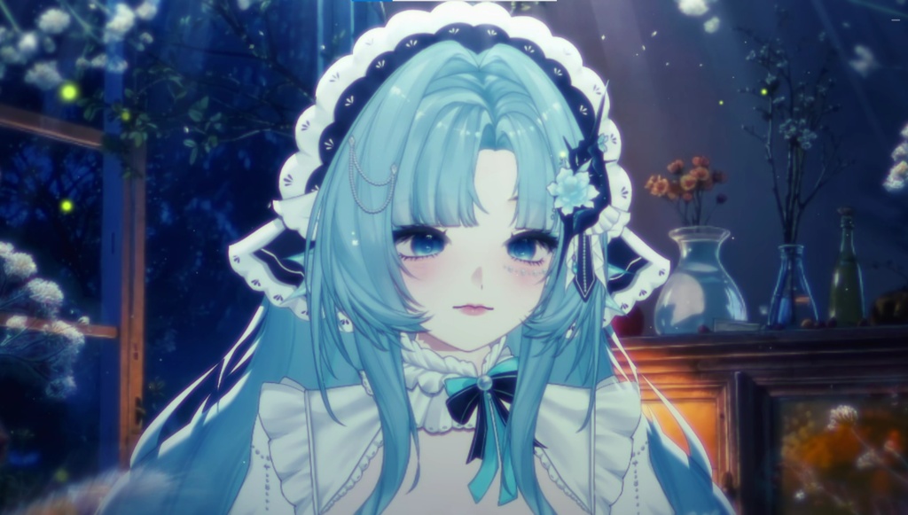 【限定1点】人魚 – 独占VTuberモデル|フルボディLive2D|21ホットキー|PSD File