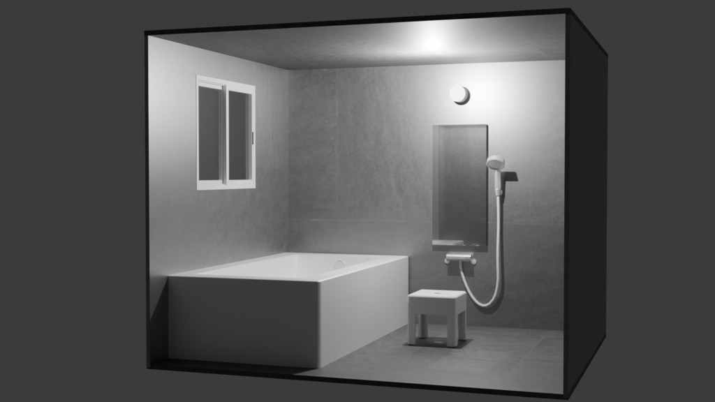 【VRC想定】 バスルーム