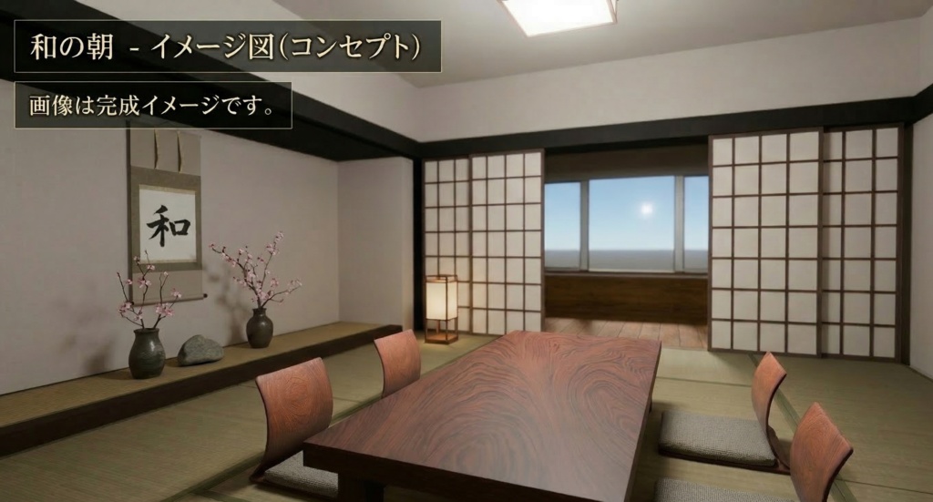 【3Dモデル】落ち着きのある和室（座卓・座椅子付き）【VRChat/ワールド制作】