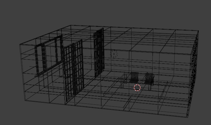 【3Dモデル】落ち着きのある和室(座卓・座椅子付き)【VRChat/ワールド制作】