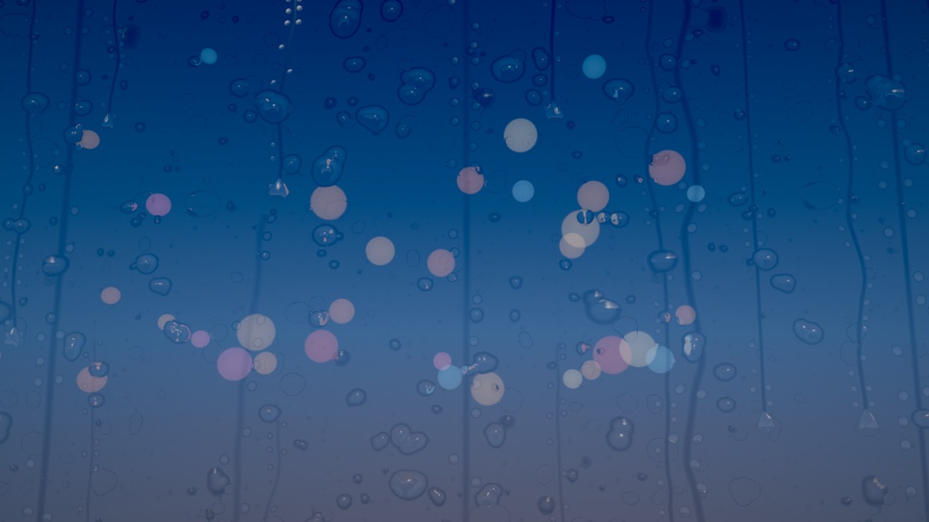 【VRChat ワールド用シェーダー】ガラスに滴る雨・すりガラス