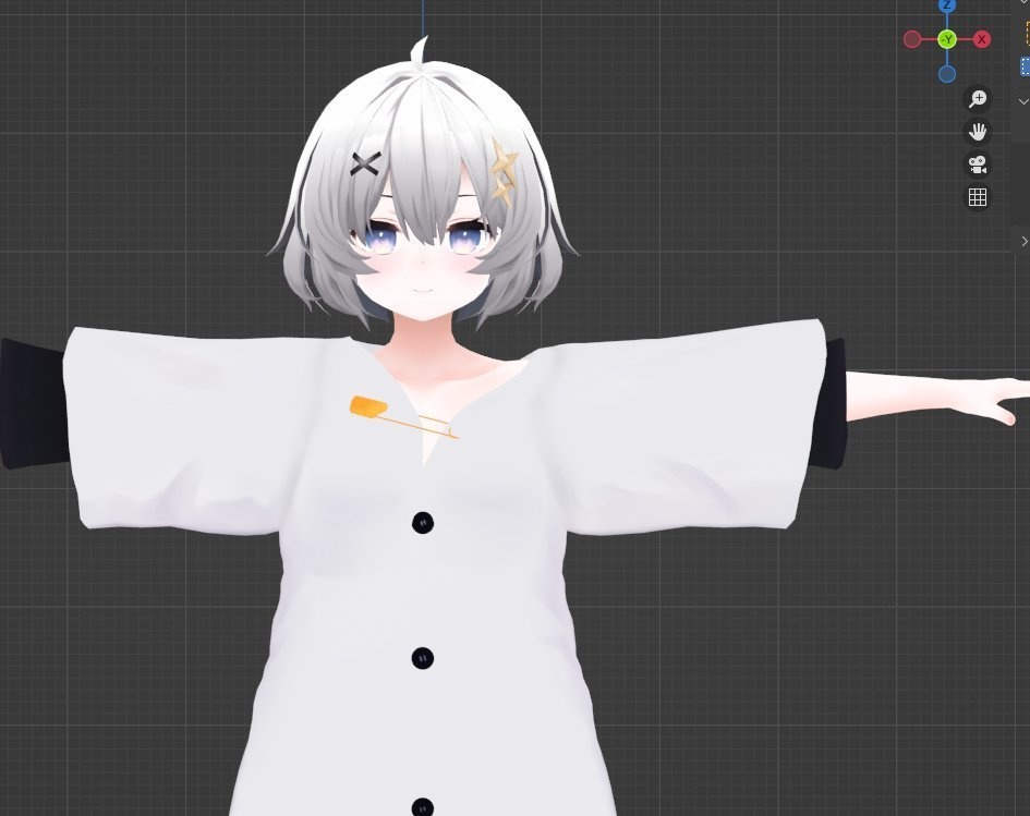 アッシュ用 ぶかぶかシャツコーデ