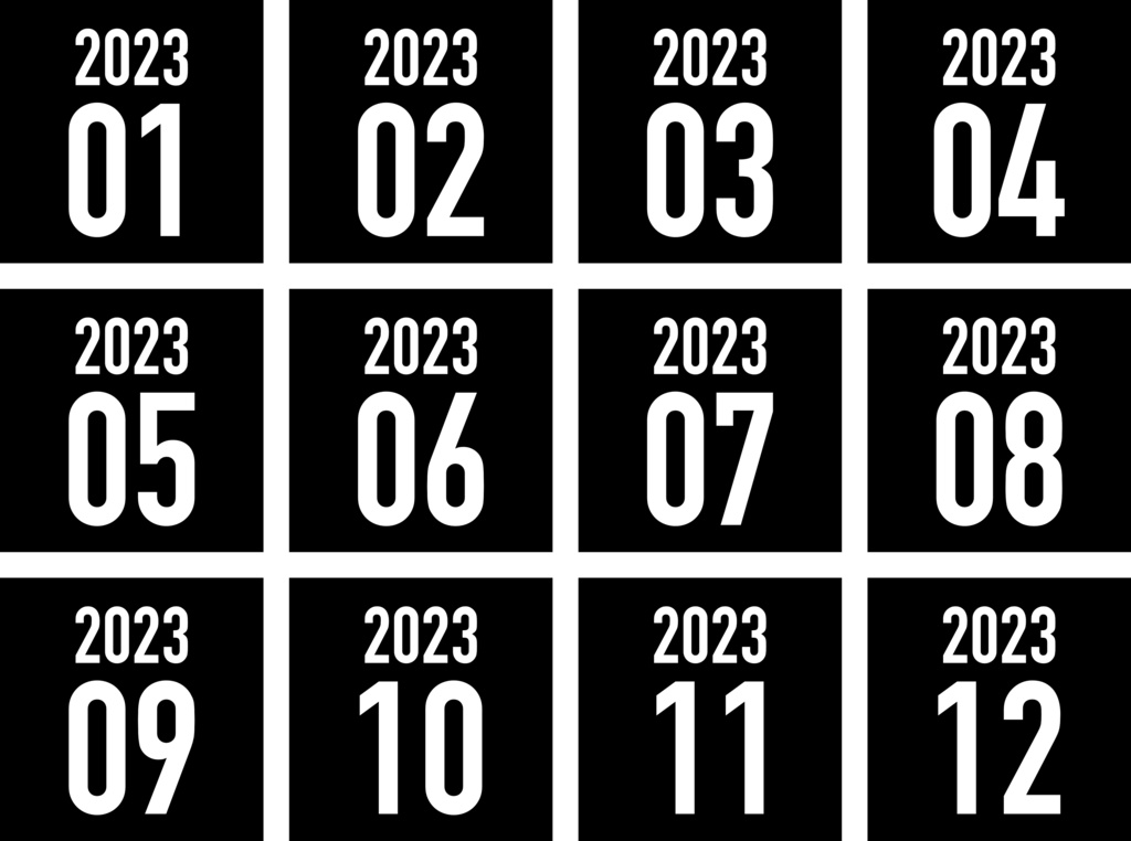 2023年月インデックス