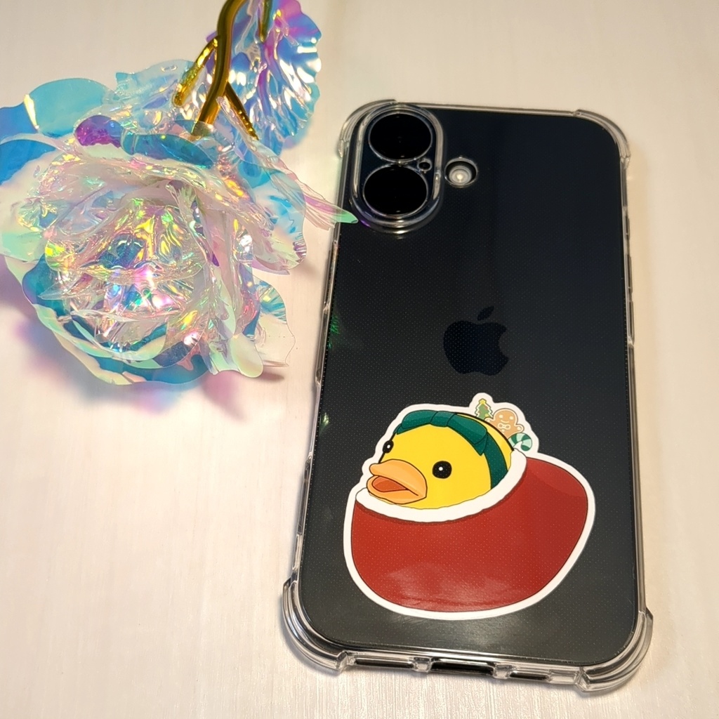 プレゼントあひるちゃんステッカー