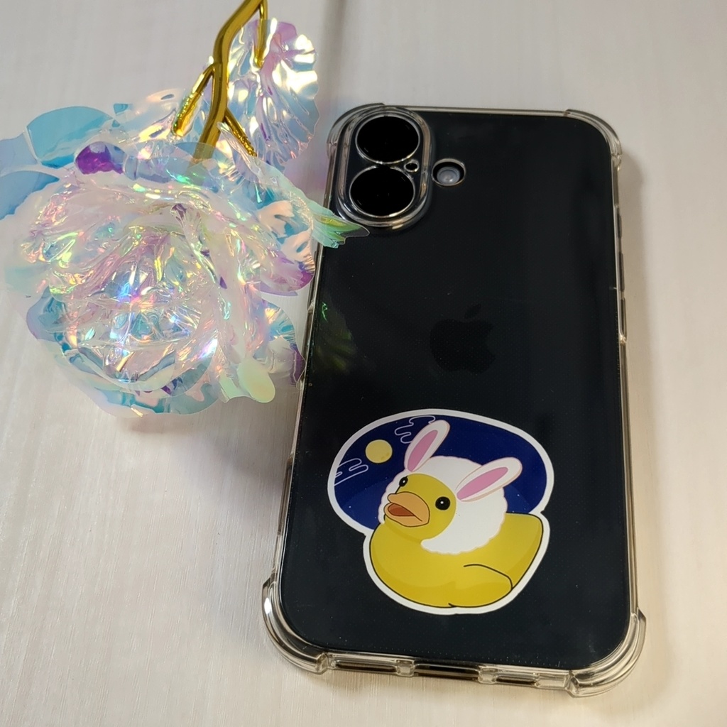 お月見うさぎあひるちゃんステッカー(♂)
