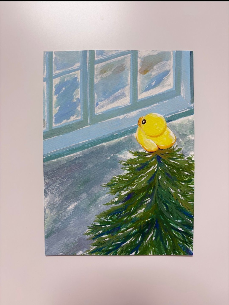 「サンタさんくるかな？」原画