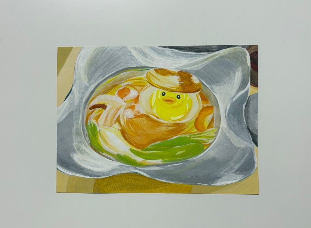 「貝の中から…」原画