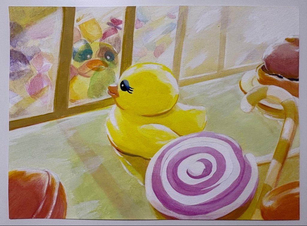 「お返しどうしよう……？」原画