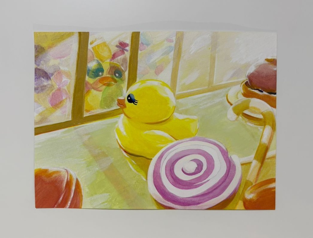 「お返しどうしよう……?」原画