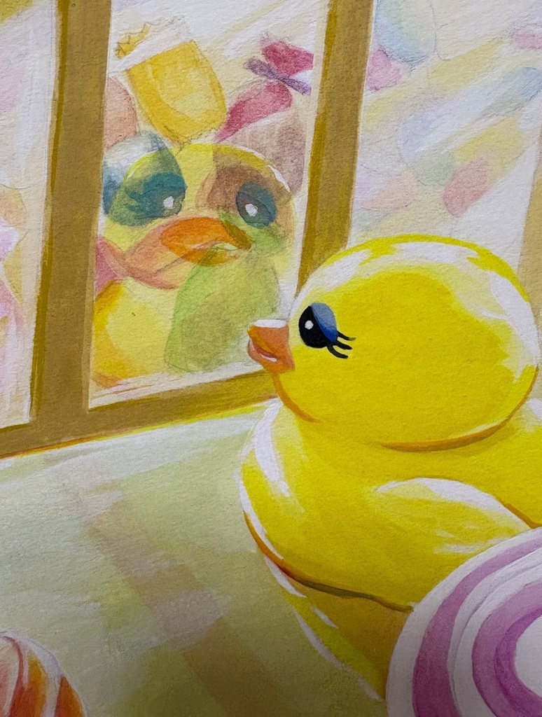 「お返しどうしよう……?」原画