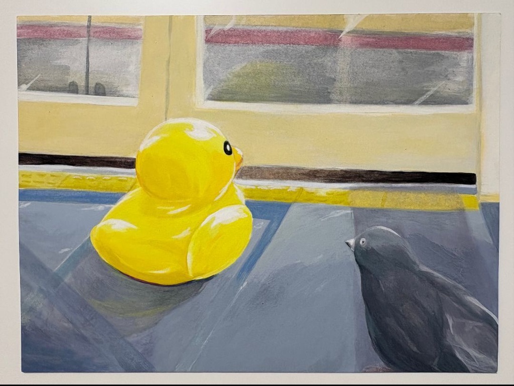 「整列乗車にご協力ください」原画