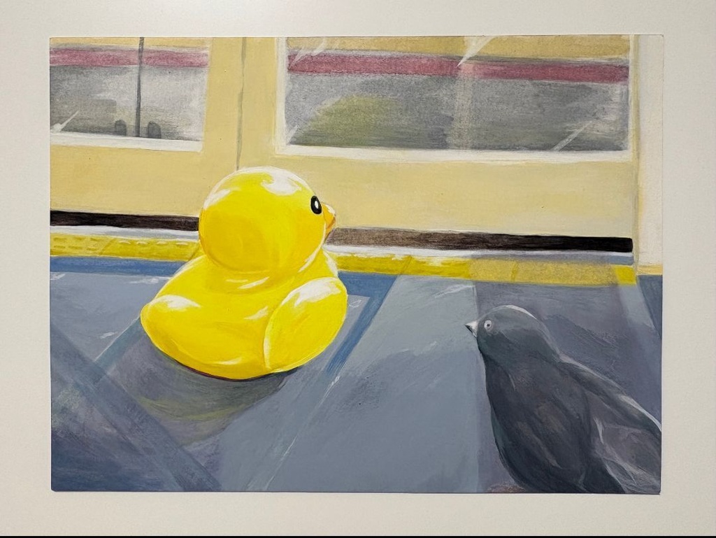 「整列乗車にご協力ください」原画