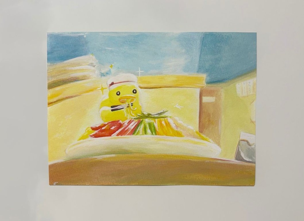 「冷やし中華、始められませんでした!」原画