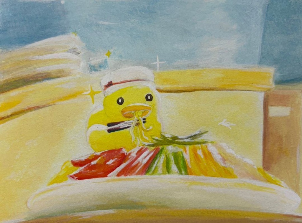 「冷やし中華、始められませんでした!」原画