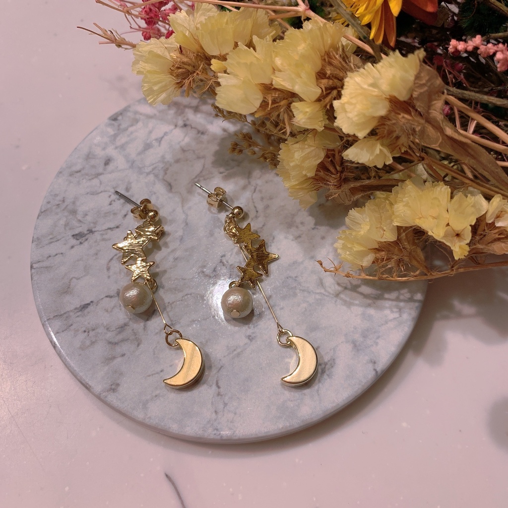 star&moon ピアス＊イヤリング