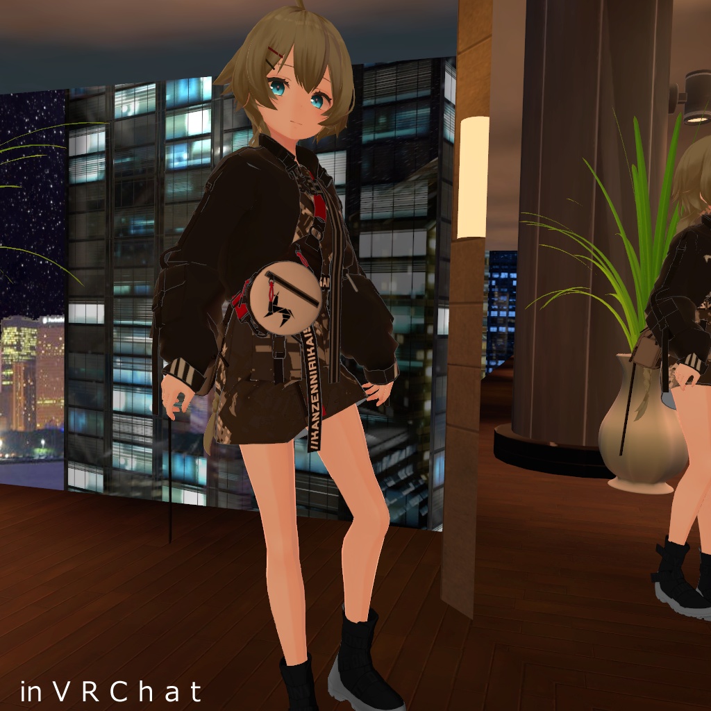 【アバター用服飾アイテム】TechWear Outfit