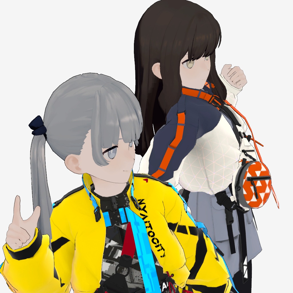 【アバター用服飾アイテム】TechWear Outfit