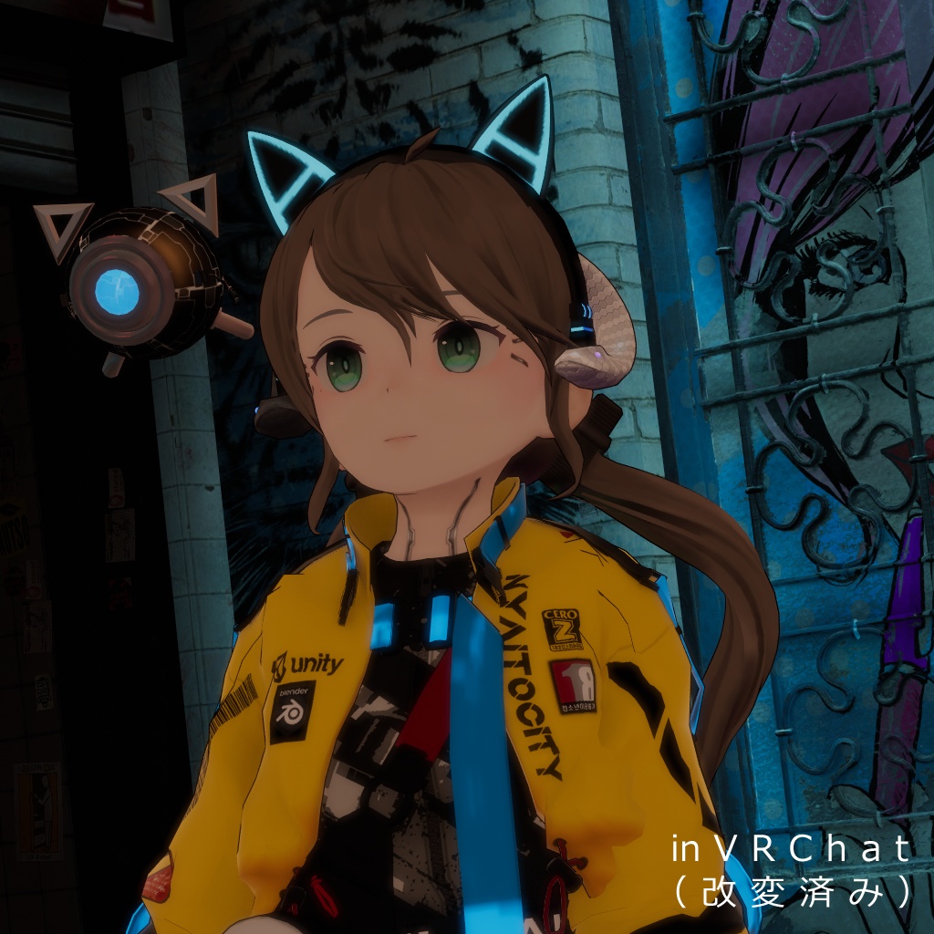 【アバター用服飾アイテム】TechWear Outfit