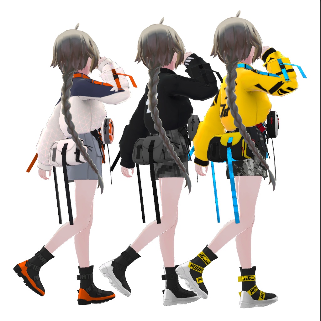 【アバター用服飾アイテム】TechWear Outfit