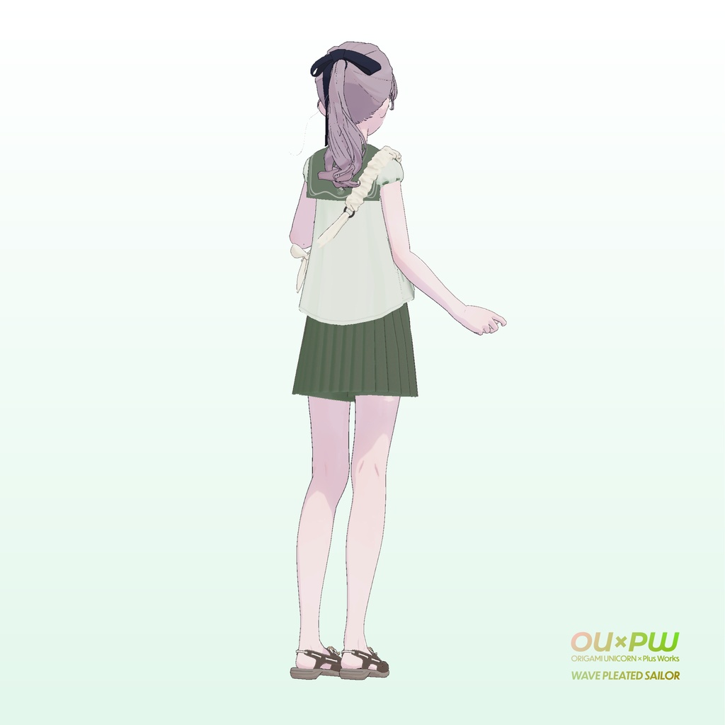 Wave Pleated Sailor (Lapwing)